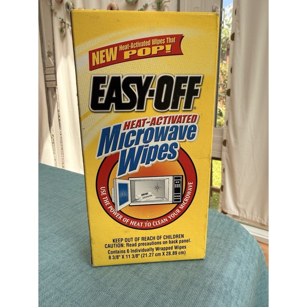 Easy-Off Heat Activated Microwave Cleaning Wipes Discontinued Unopened Box of 6